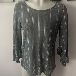 W5 by Anthropologie & Ruffled Bell Sleeve Blouse - M